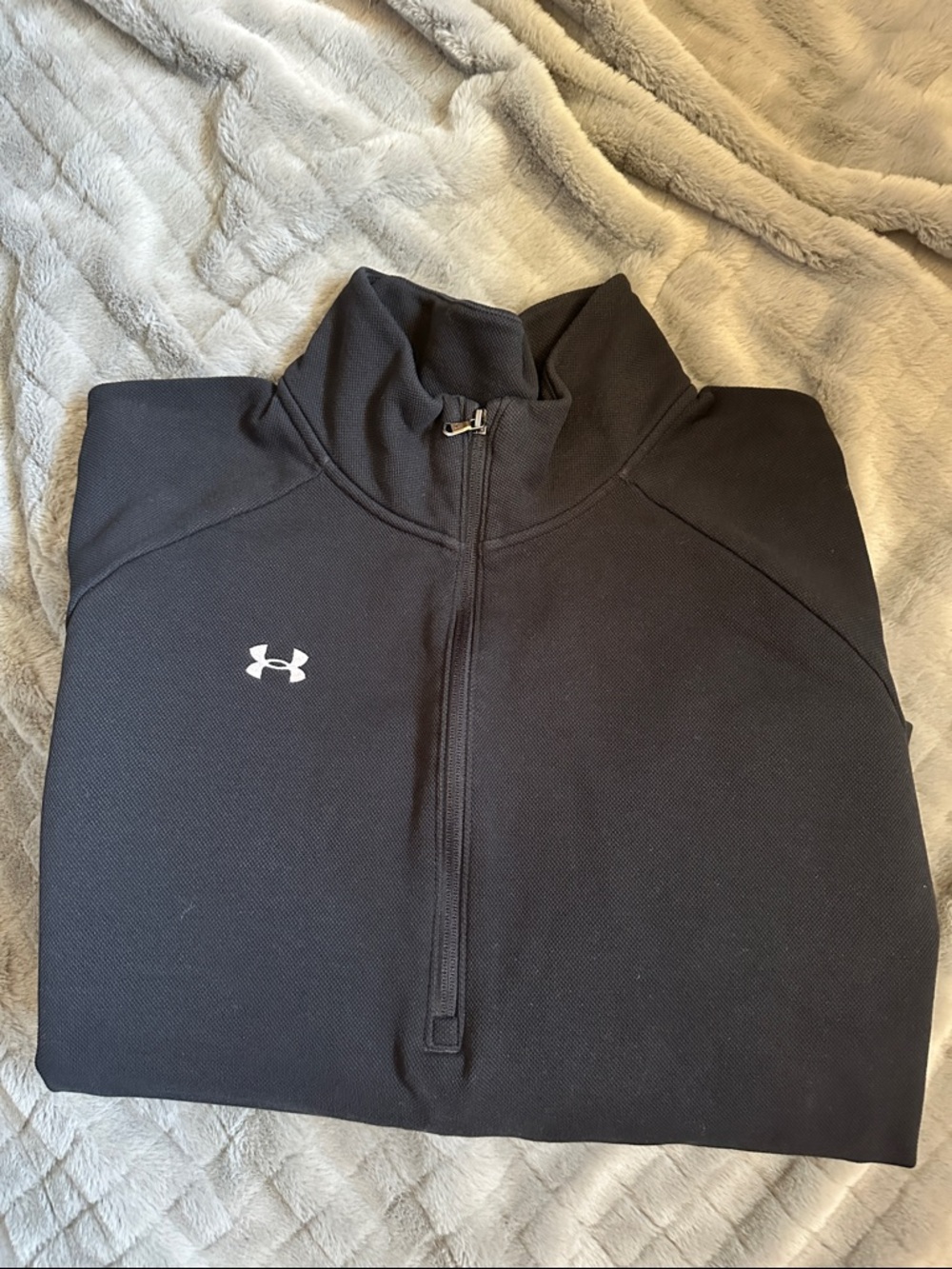 Under Armour Black Half-Zip Athletic Pullover